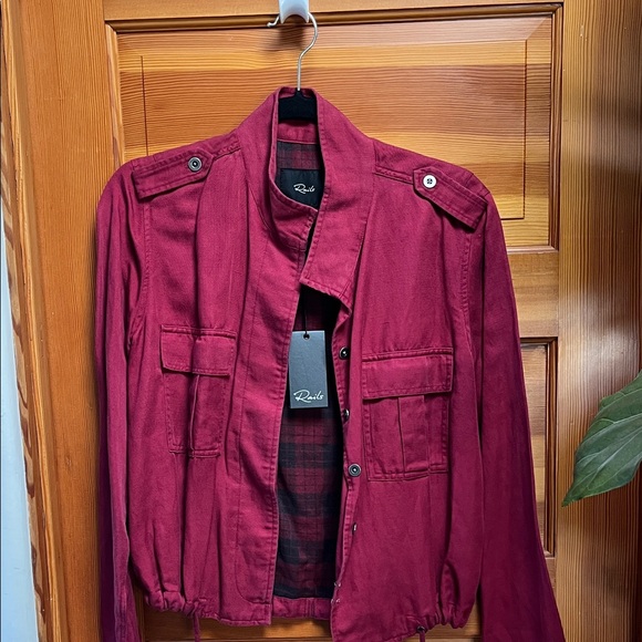 Red Maverick Women's Jacket by Rails - Picture 2 of 7